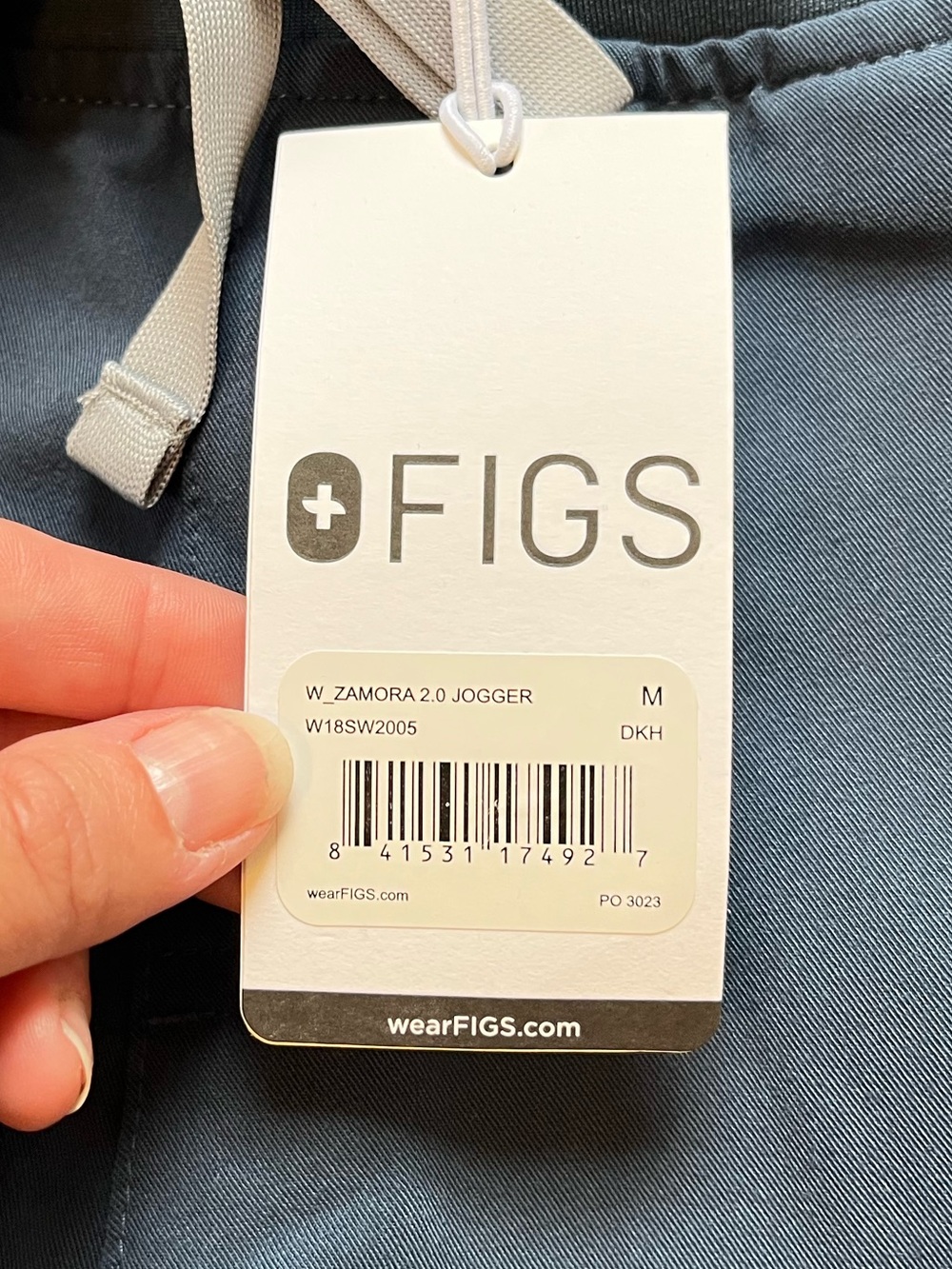 NWT FIGS Technical Womens Zamora 2.0 Jogger Scrub Dark Harbor Blue  Pants M - Picture 2 of 6
